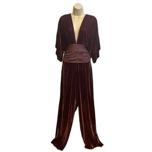 Young Fabulous & Broke Caroline Velvet Jumpsuit